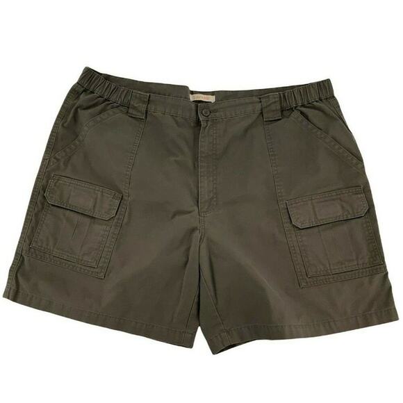 SAVANE Shorts Men Size W44 Outdoor Hiking Comfort Waistband Button Pockets Cargo - Picture 1 of 8
